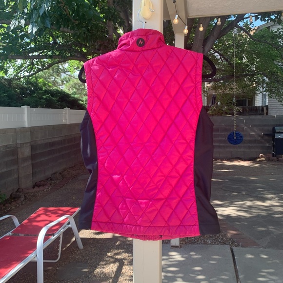 Marmot fuchsia quilted vest size S/P - Picture 2 of 15